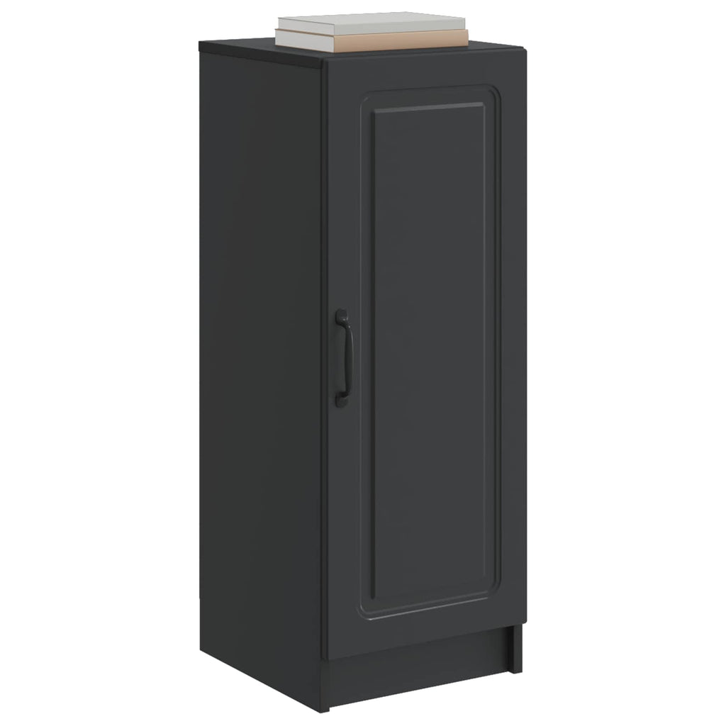 vidaXL Bufet Czarny 33 x 34,5 x 87 cm Drewno inżynieryjne