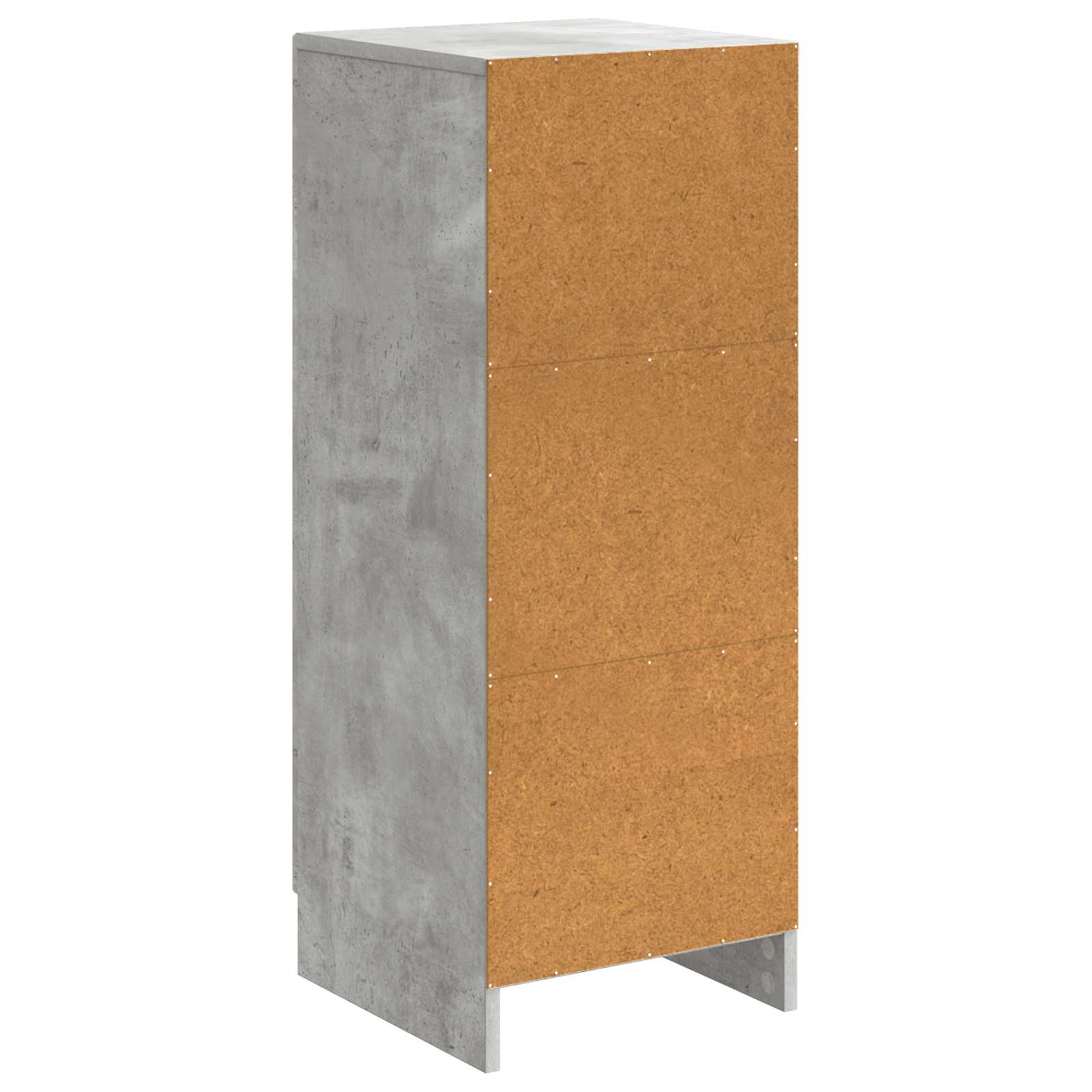 vidaXL Bufet Betonowy szary 33 x 34,5 x 87 cm Drewno inżynieryjne