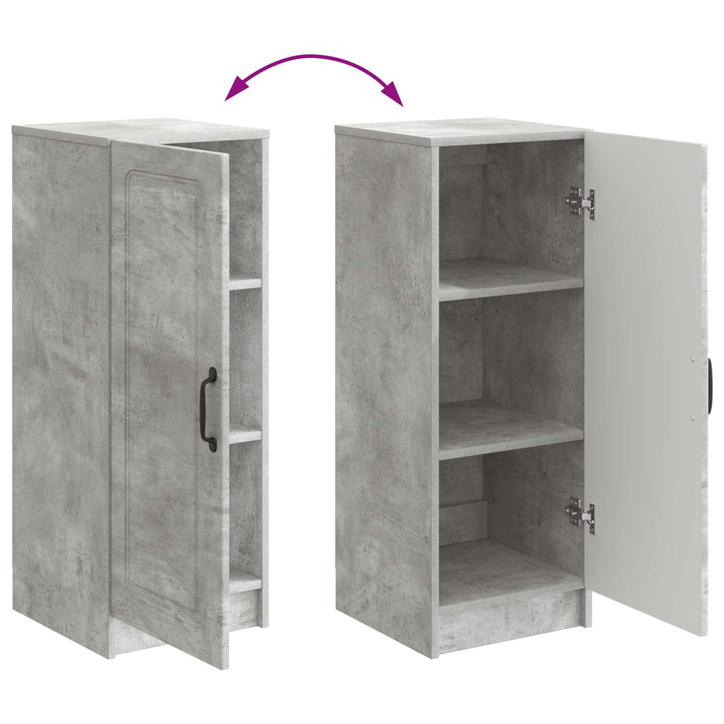 vidaXL Bufet Betonowy szary 33 x 34,5 x 87 cm Drewno inżynieryjne