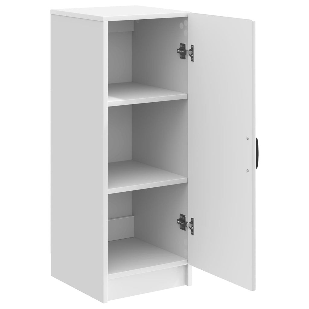 vidaXL Bufet Biały wysoki połysk 33 x 34,5 x 87 cm Drewno inżynieryjne
