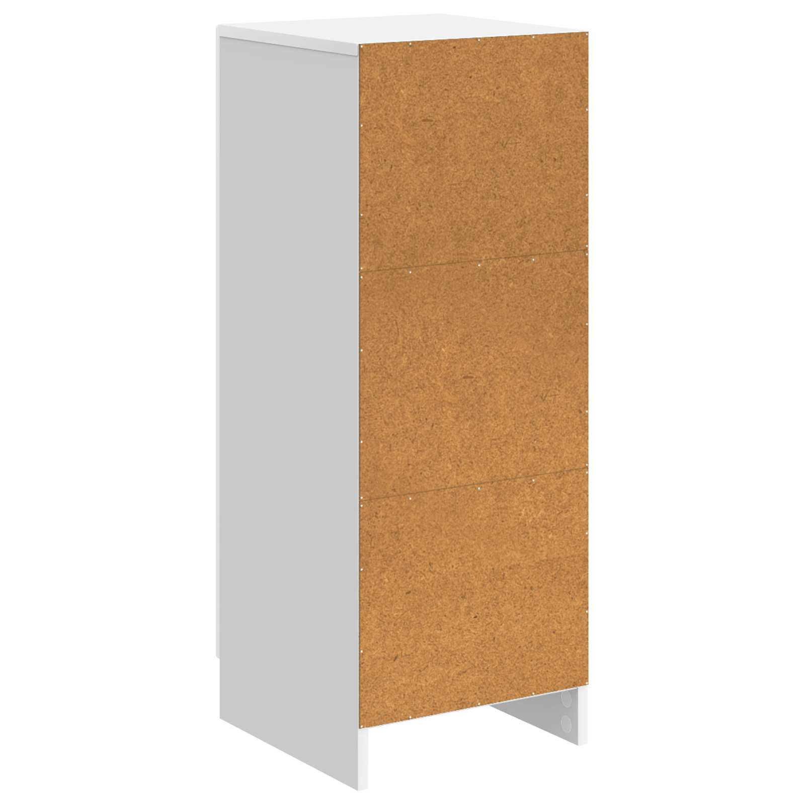 vidaXL Bufet Biały wysoki połysk 33 x 34,5 x 87 cm Drewno inżynieryjne