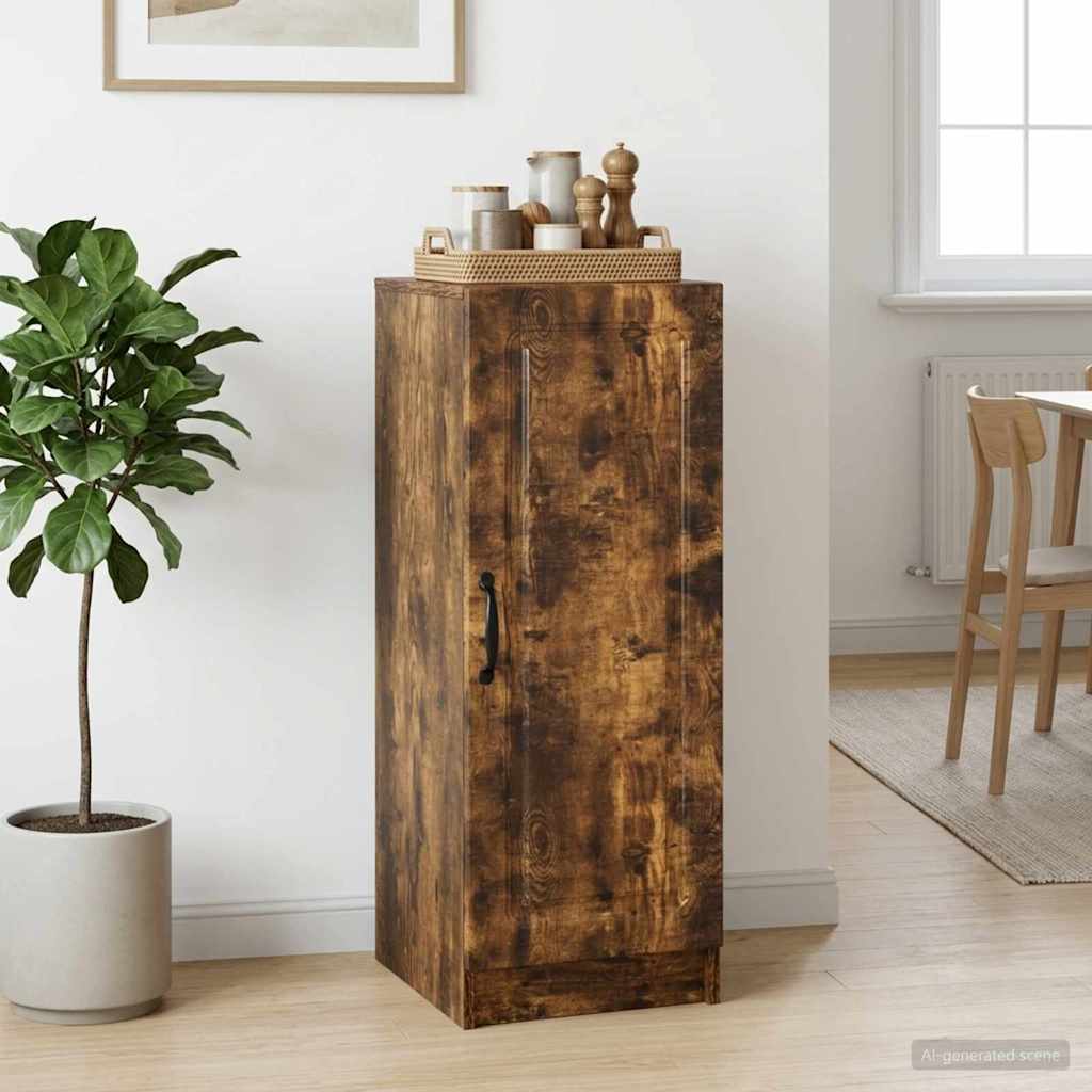 vidaXL Bufet Dąb wędzony 33 x 34,5 x 87 cm Drewno inżynieryjne
