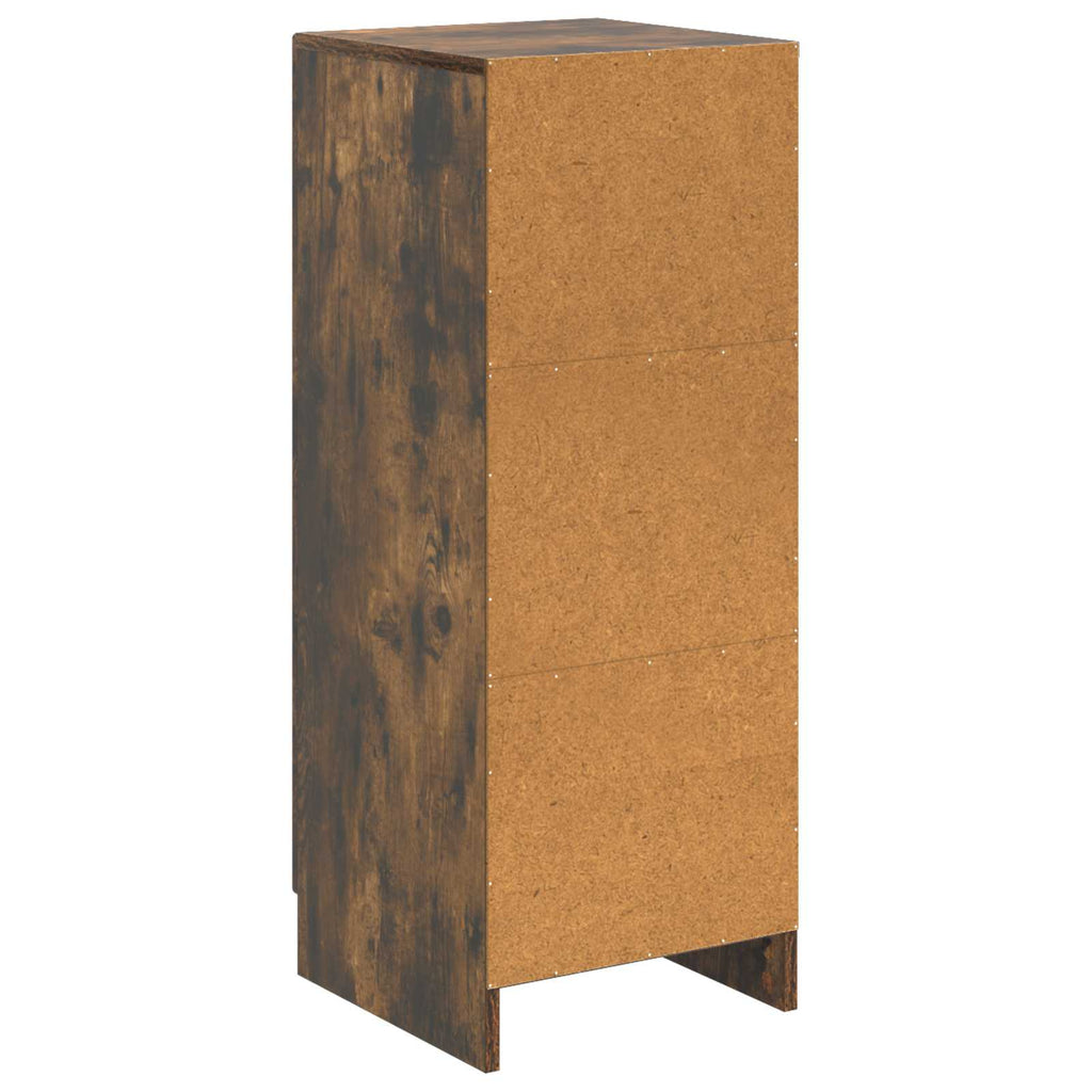 vidaXL Bufet Dąb wędzony 33 x 34,5 x 87 cm Drewno inżynieryjne