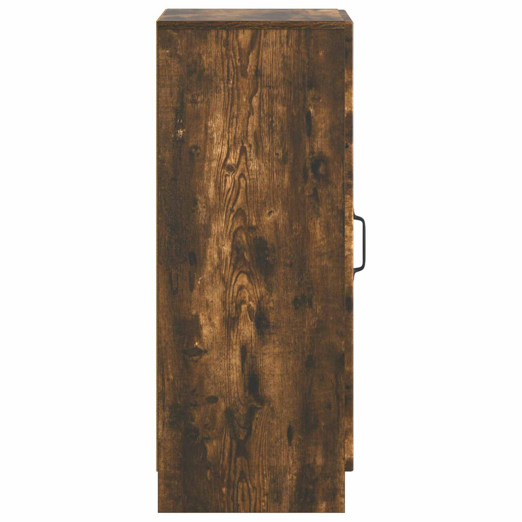 vidaXL Bufet Dąb wędzony 33 x 34,5 x 87 cm Drewno inżynieryjne