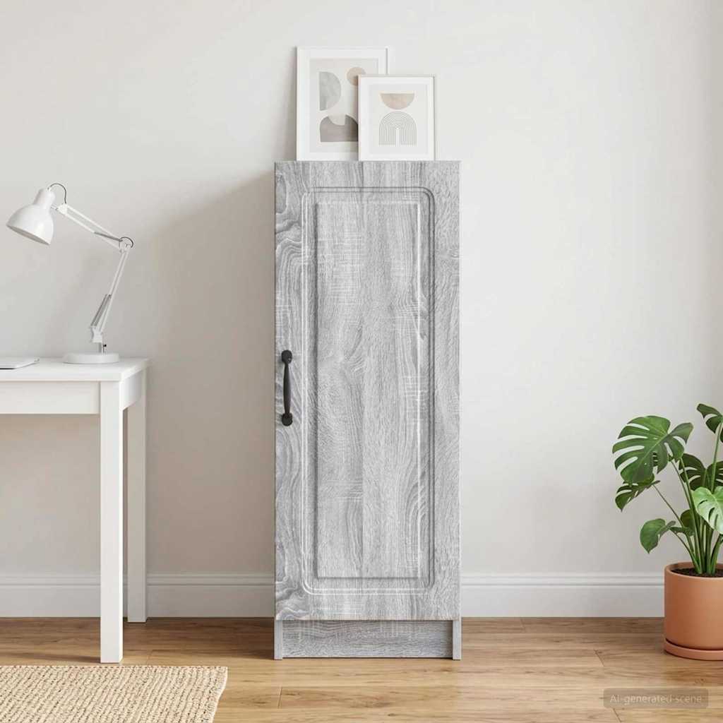 vidaXL Bufet Szary Sonoma 33 x 34,5 x 87 cm Drewno inżynieryjne
