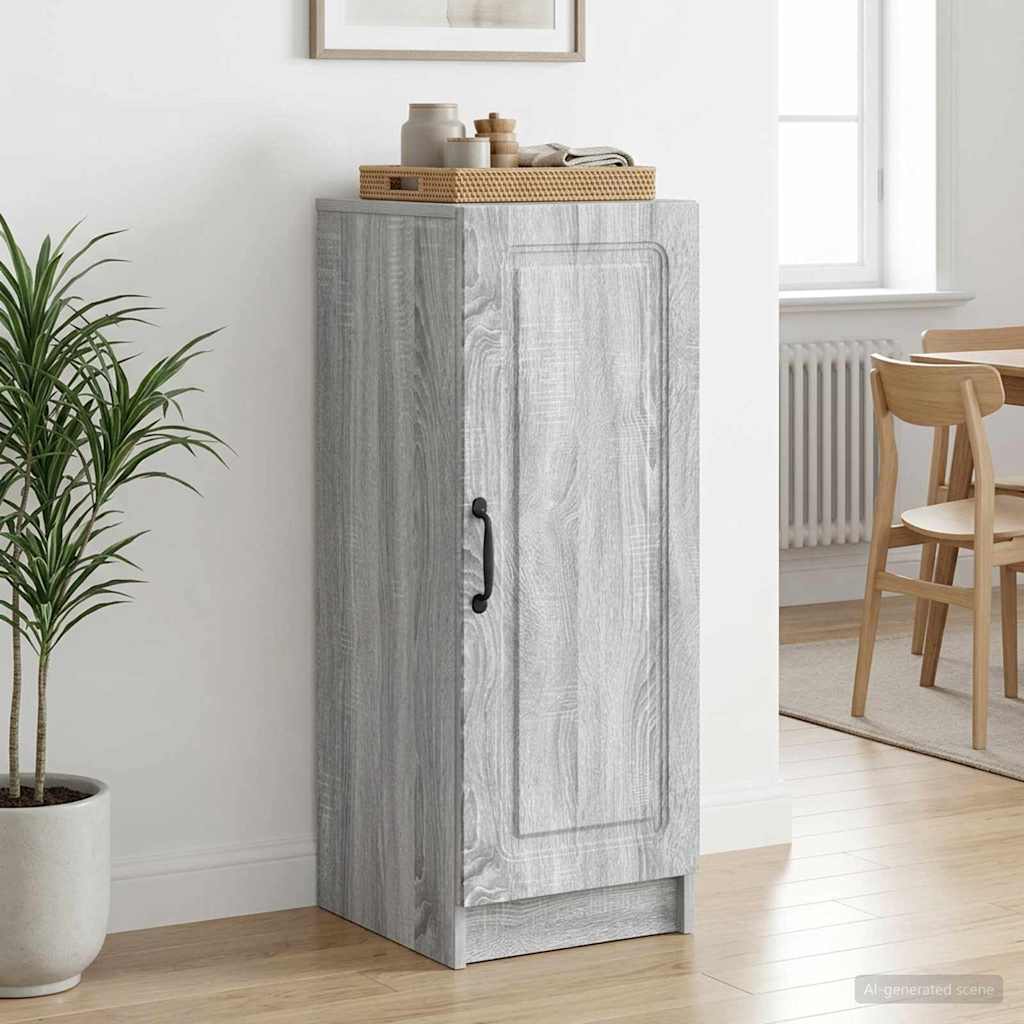 vidaXL Bufet Szary Sonoma 33 x 34,5 x 87 cm Drewno inżynieryjne