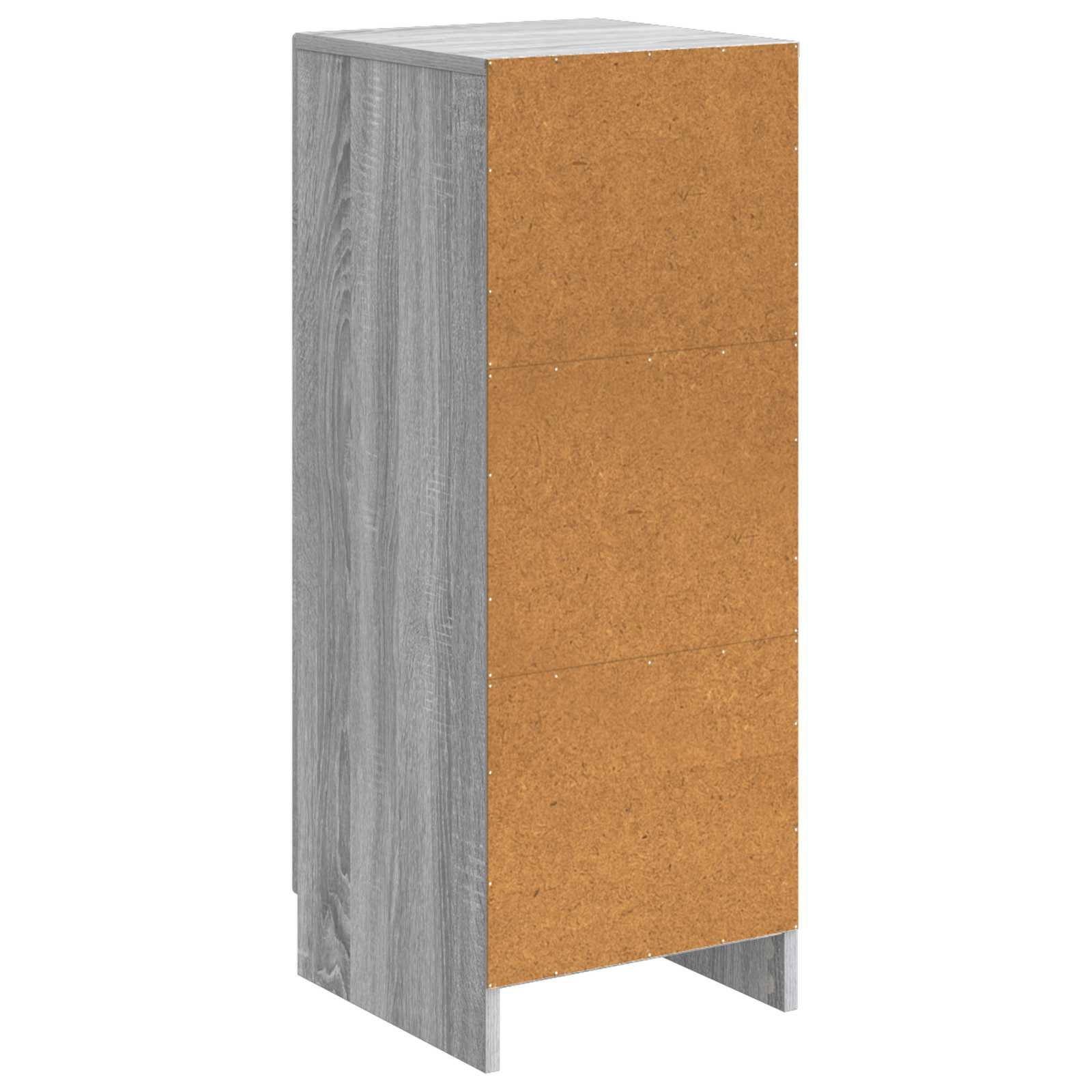 vidaXL Bufet Szary Sonoma 33 x 34,5 x 87 cm Drewno inżynieryjne