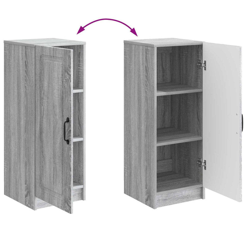 vidaXL Bufet Szary Sonoma 33 x 34,5 x 87 cm Drewno inżynieryjne
