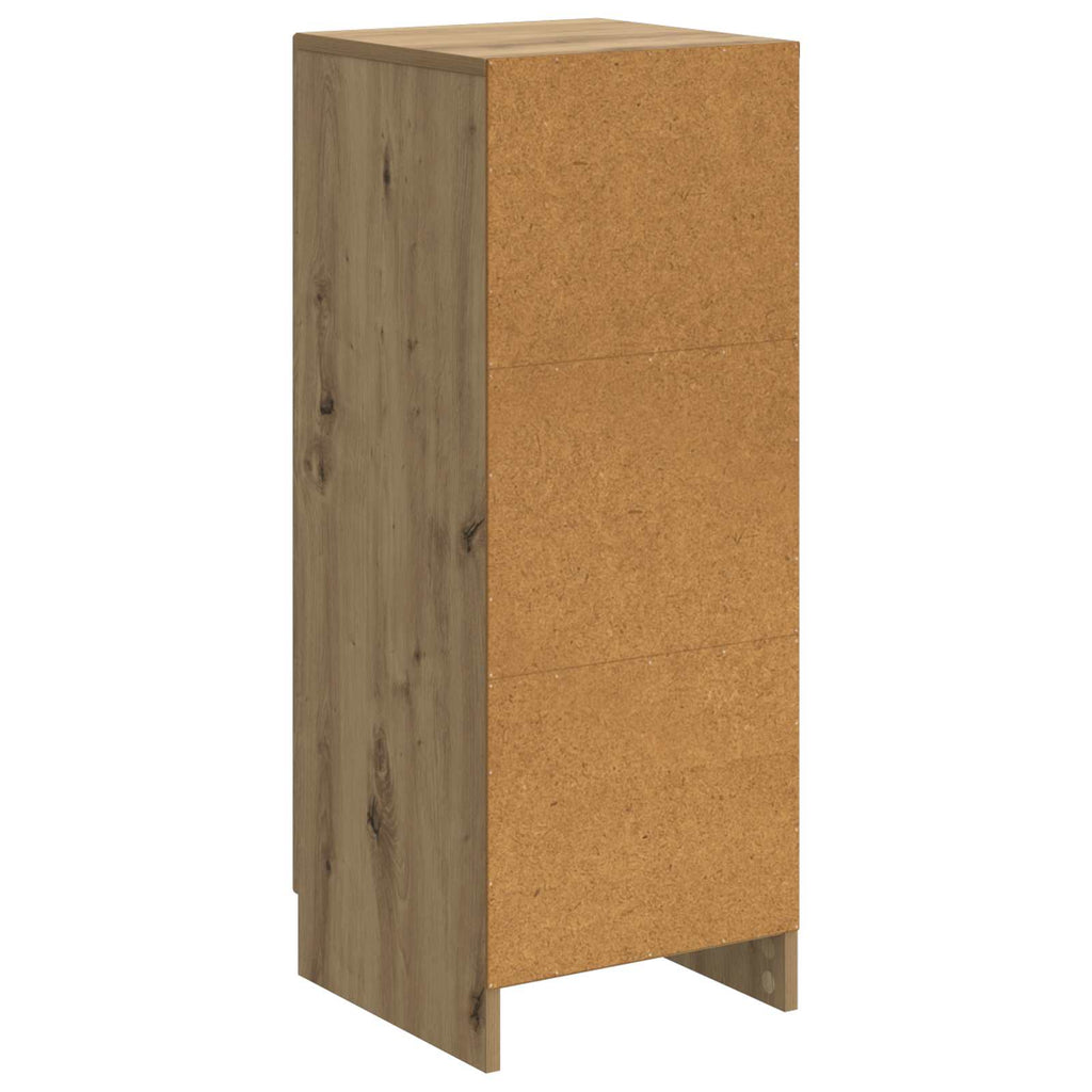 vidaXL Bufet Dąb artisan 33 x 34,5 x 87 cm Drewno inżynieryjne