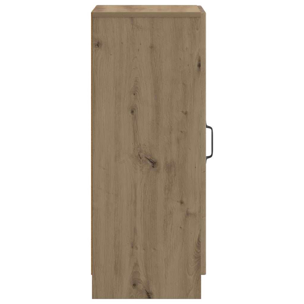 vidaXL Bufet Dąb artisan 33 x 34,5 x 87 cm Drewno inżynieryjne