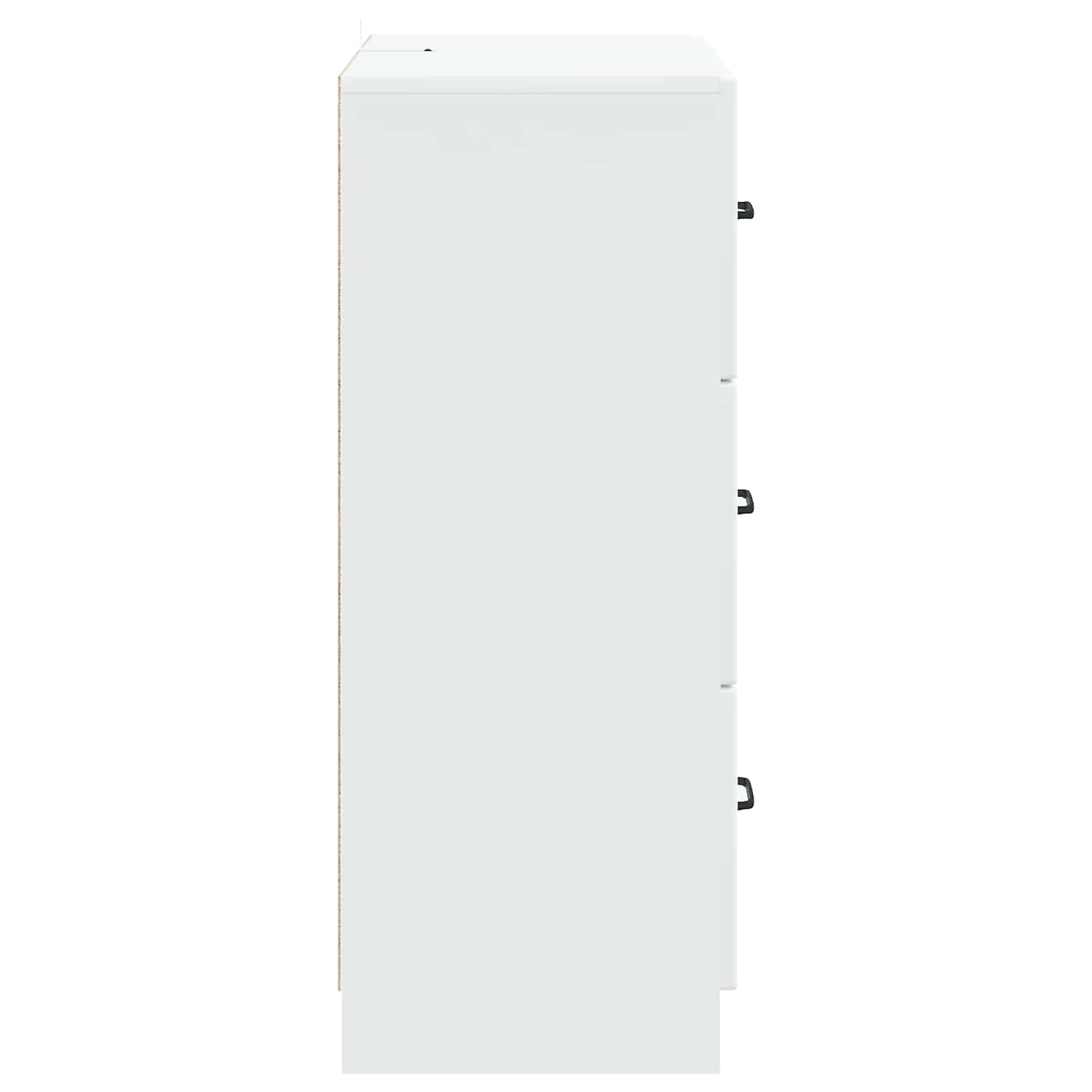 vidaXL Szafka z Szufladami Biały 66 x 34,5 x 87 cm Drewno inżynieryjne