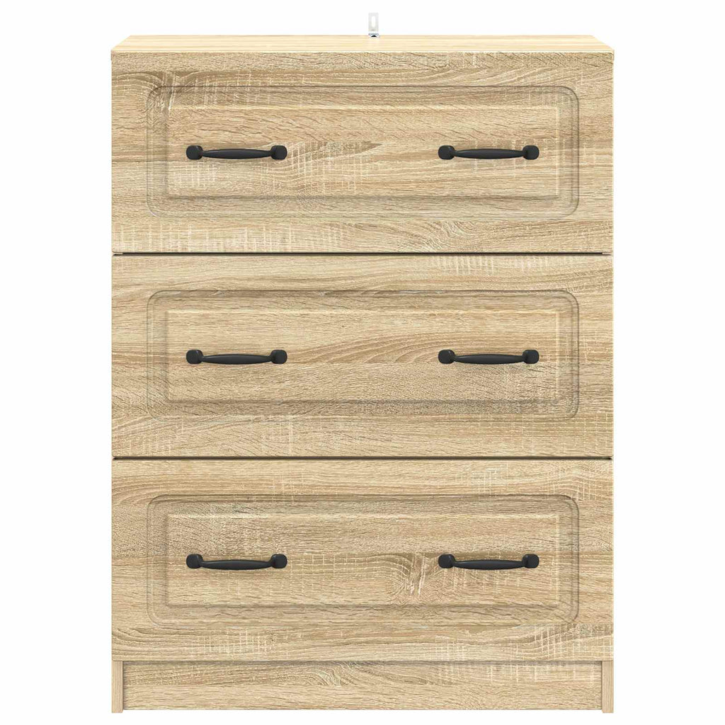 vidaXL Szafka z Szufladami dąb Sonoma 66 x 34,5 x 87 cm