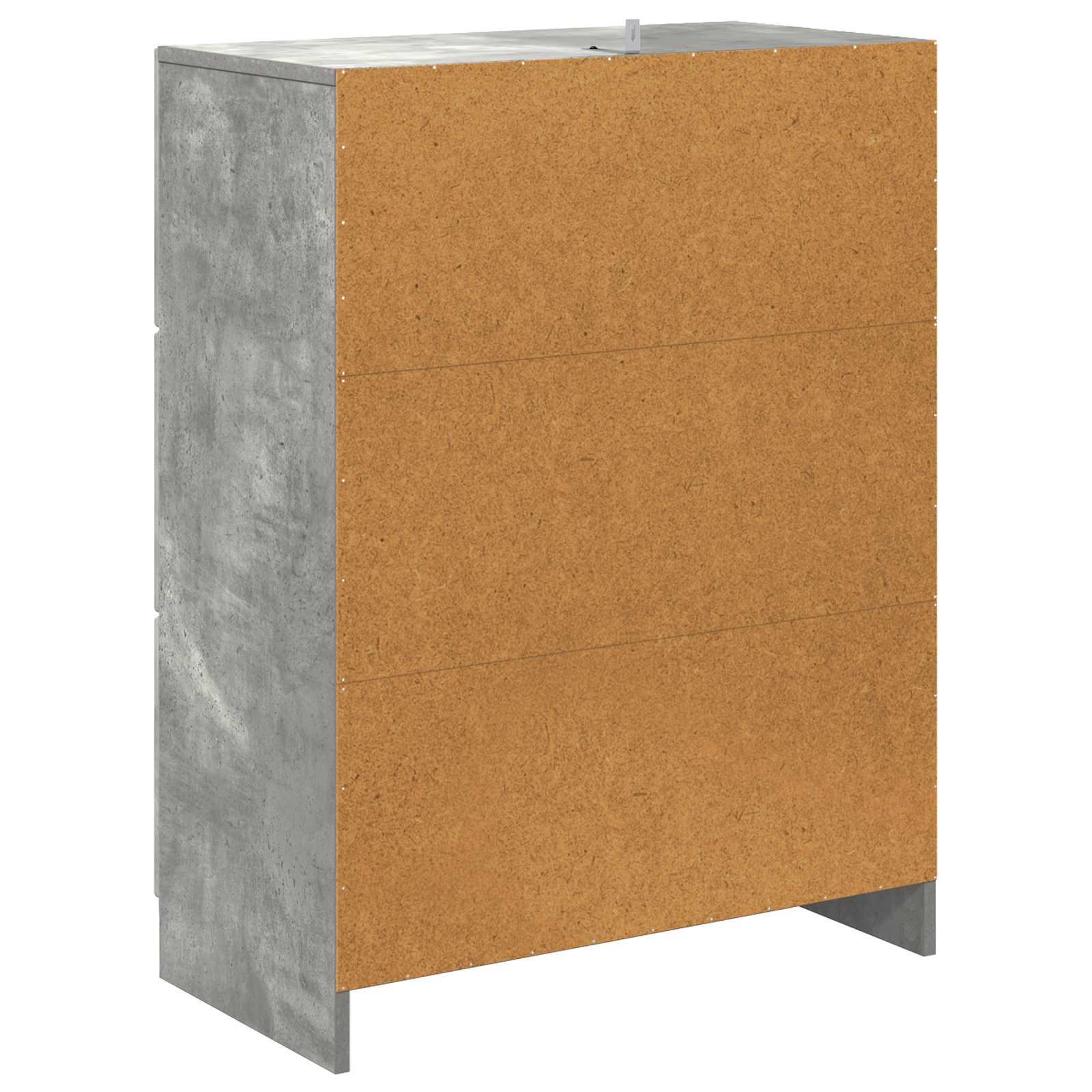 vidaXL Szafka z Szufladami Betonowy szary 66 x 34,5 x 87 cm