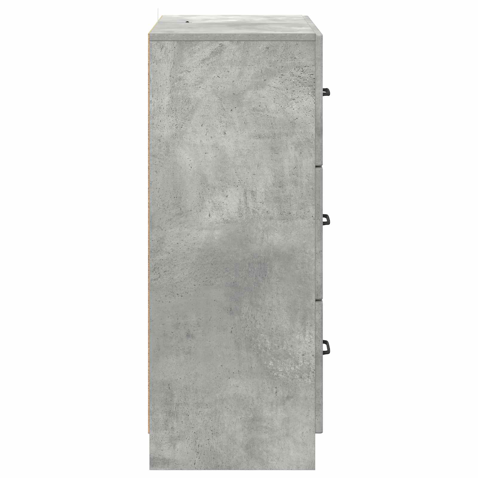 vidaXL Szafka z Szufladami Betonowy szary 66 x 34,5 x 87 cm