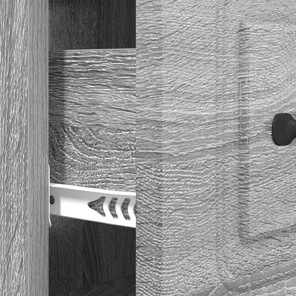 vidaXL Szafka z Szufladami Szary Sonoma 66 x 34,5 x 87 cm