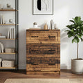vidaXL Szafka z Szufladami Stare drewno 66 x 34,5 x 87 cm