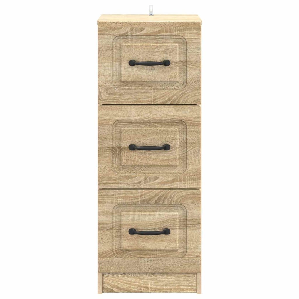 vidaXL Szafka z Szufladami dąb Sonoma 33 x 34,5 x 87 cm