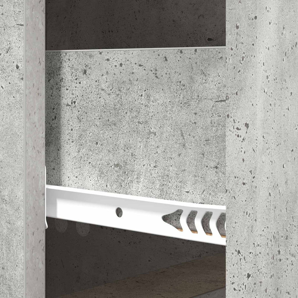 vidaXL Szafka z Szufladami Betonowy szary 33 x 34,5 x 87 cm
