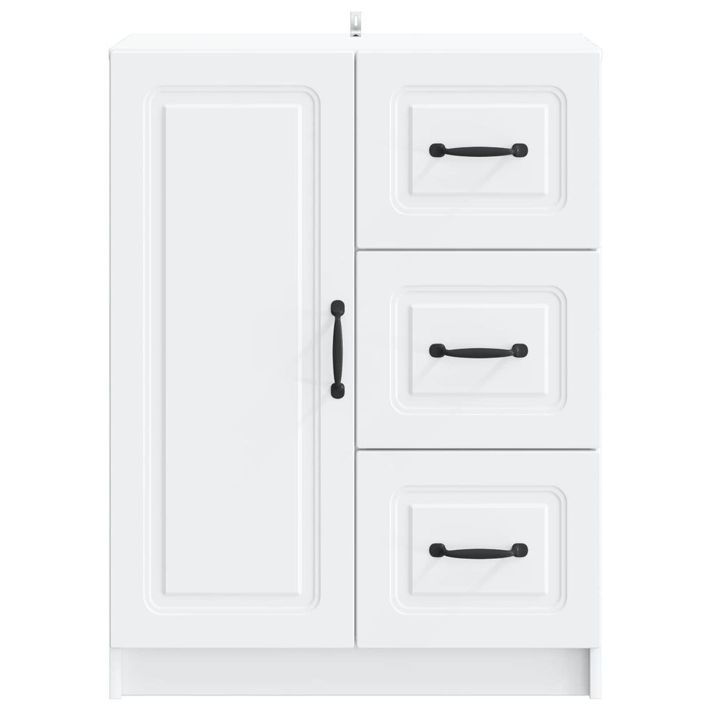 vidaXL Bufet Biały 66 x 34,5 x 87 cm Drewno inżynieryjne