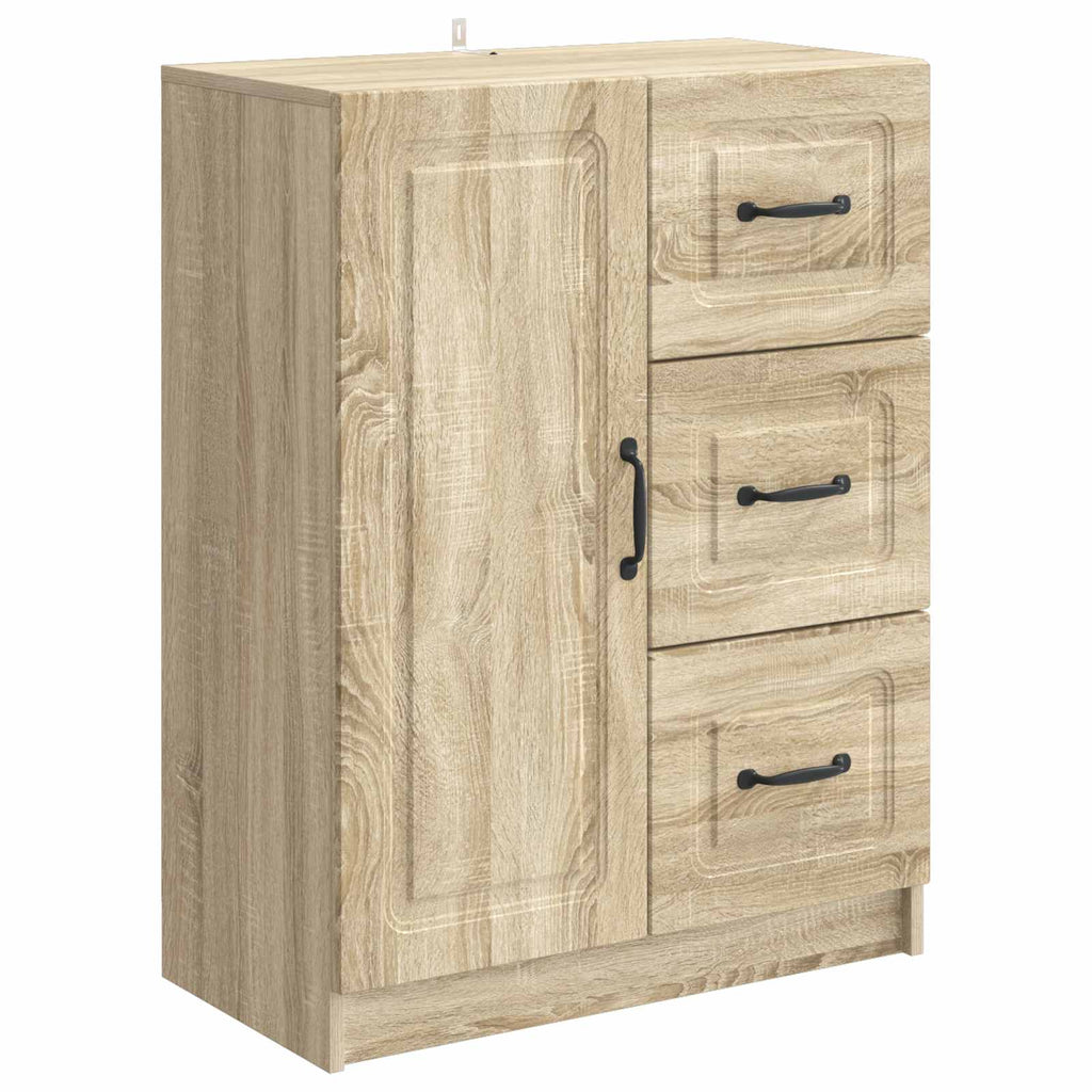vidaXL Bufet dąb Sonoma 66 x 34,5 x 87 cm Drewno inżynieryjne