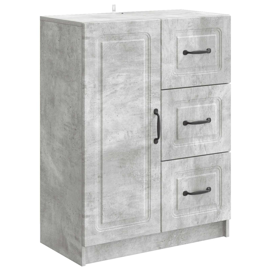 vidaXL Bufet Betonowy szary 66 x 34,5 x 87 cm Drewno inżynieryjne