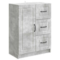 vidaXL Bufet Betonowy szary 66 x 34,5 x 87 cm Drewno inżynieryjne