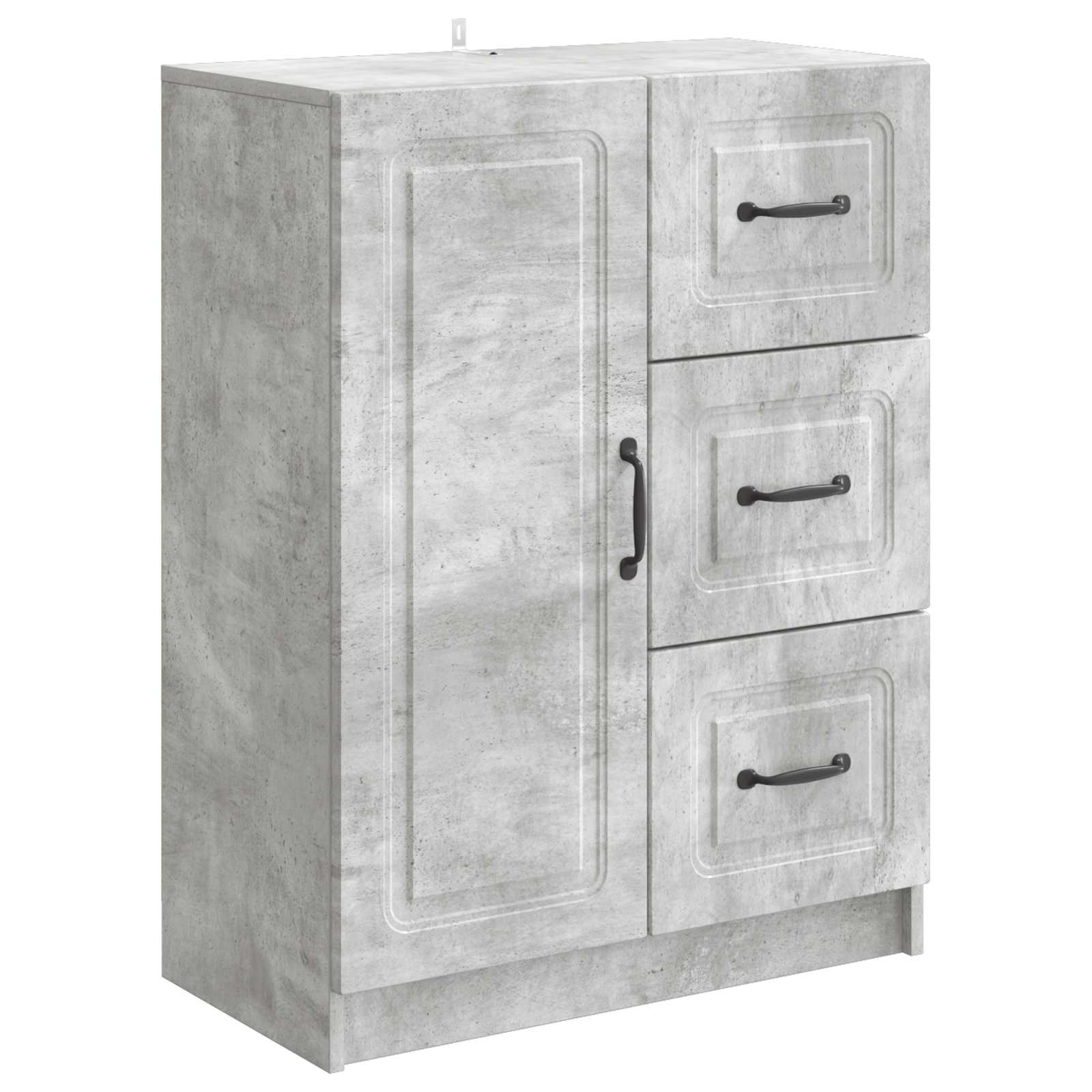 vidaXL Bufet Betonowy szary 66 x 34,5 x 87 cm Drewno inżynieryjne