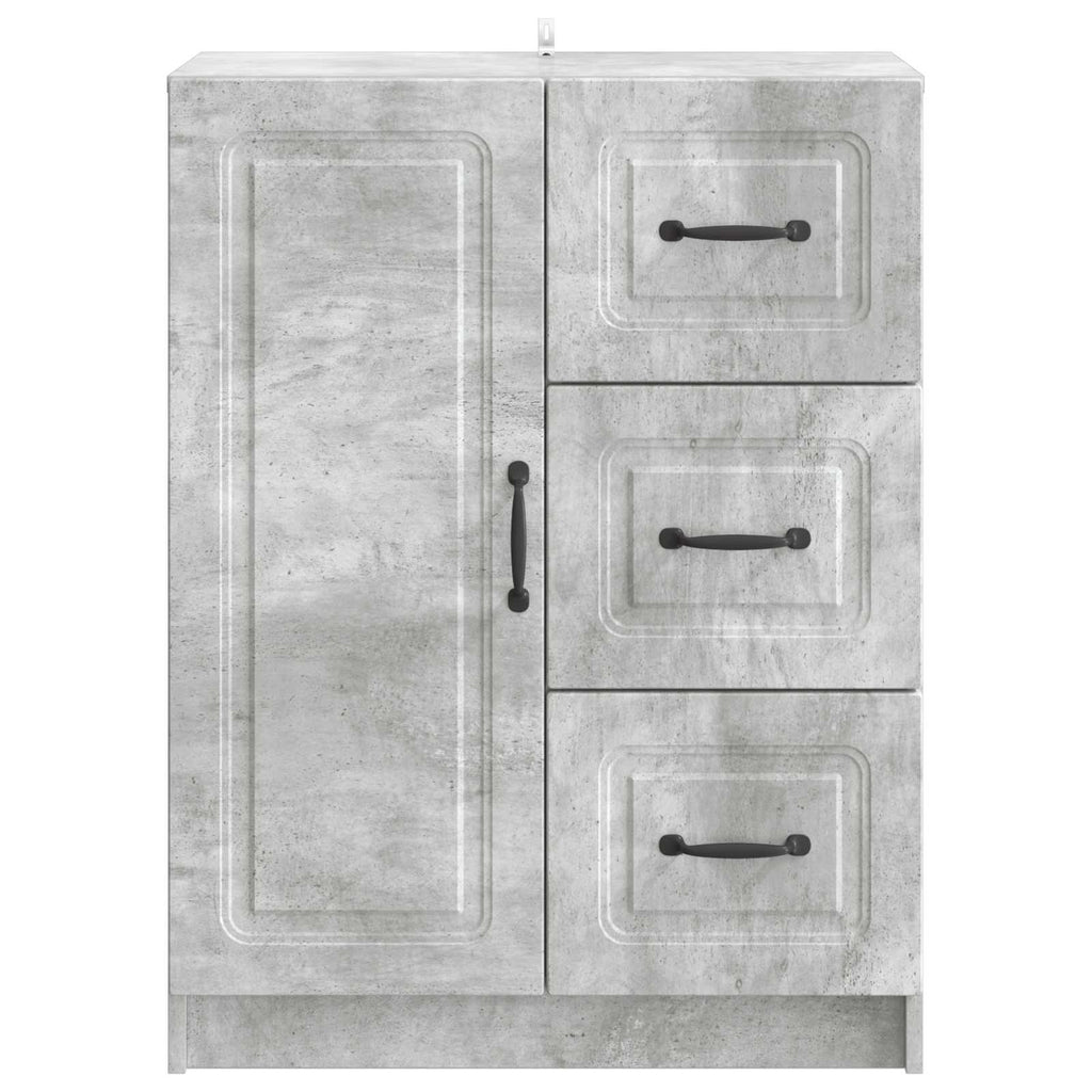 vidaXL Bufet Betonowy szary 66 x 34,5 x 87 cm Drewno inżynieryjne