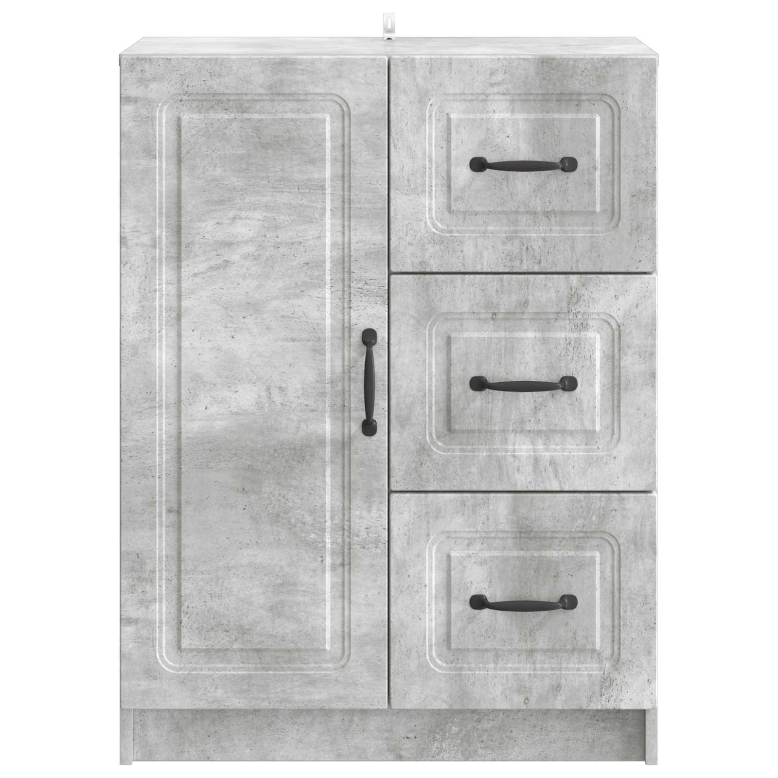 vidaXL Bufet Betonowy szary 66 x 34,5 x 87 cm Drewno inżynieryjne