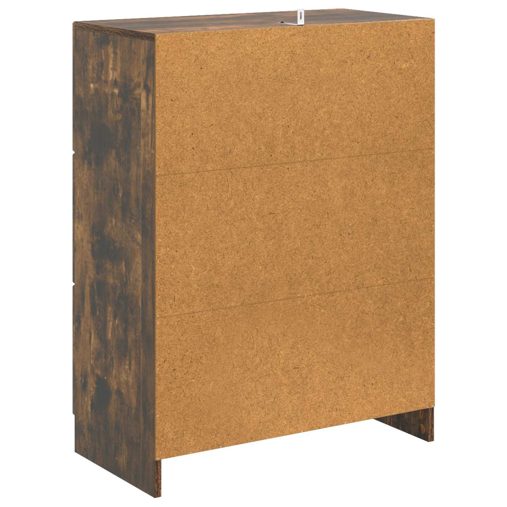 vidaXL Bufet Dąb wędzony 66 x 34,5 x 87 cm Drewno inżynieryjne