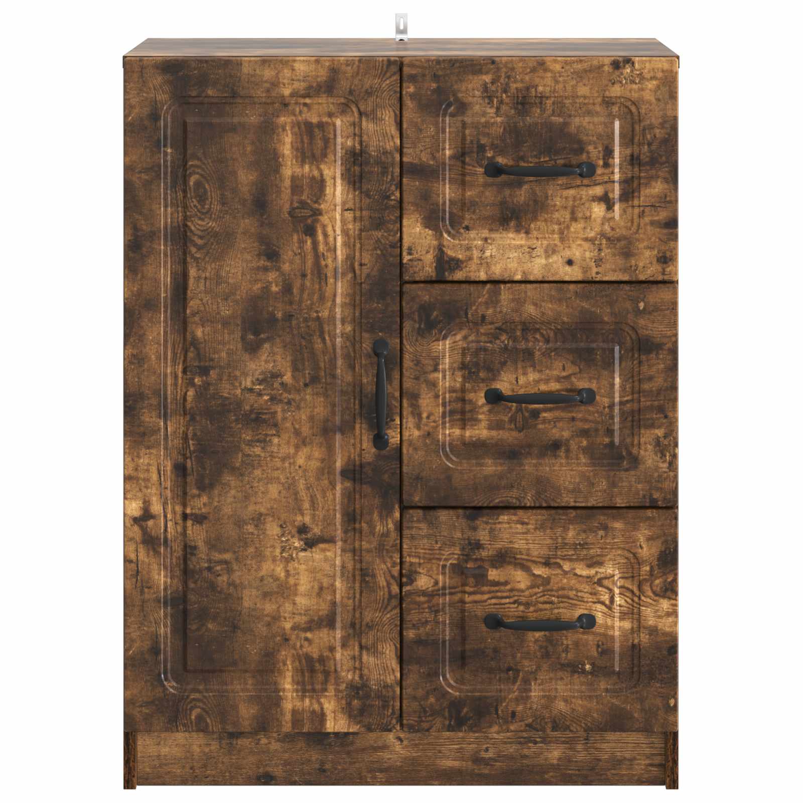 vidaXL Bufet Dąb wędzony 66 x 34,5 x 87 cm Drewno inżynieryjne