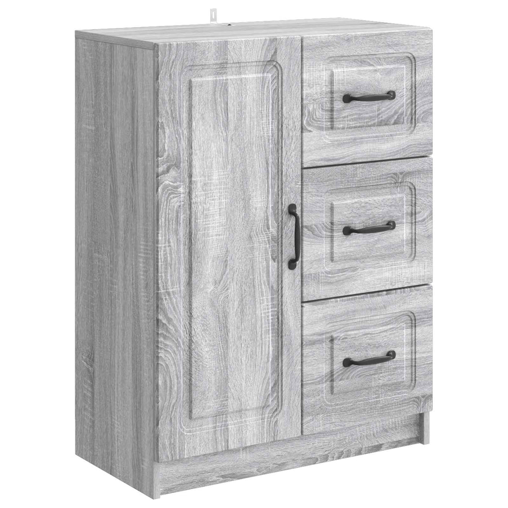 vidaXL Bufet Szary Sonoma 66 x 34,5 x 87 cm Drewno inżynieryjne