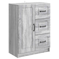 vidaXL Bufet Szary Sonoma 66 x 34,5 x 87 cm Drewno inżynieryjne