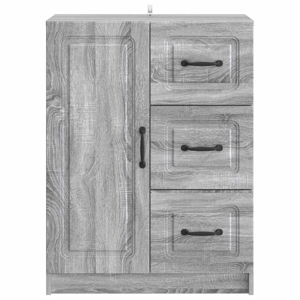 vidaXL Bufet Szary Sonoma 66 x 34,5 x 87 cm Drewno inżynieryjne