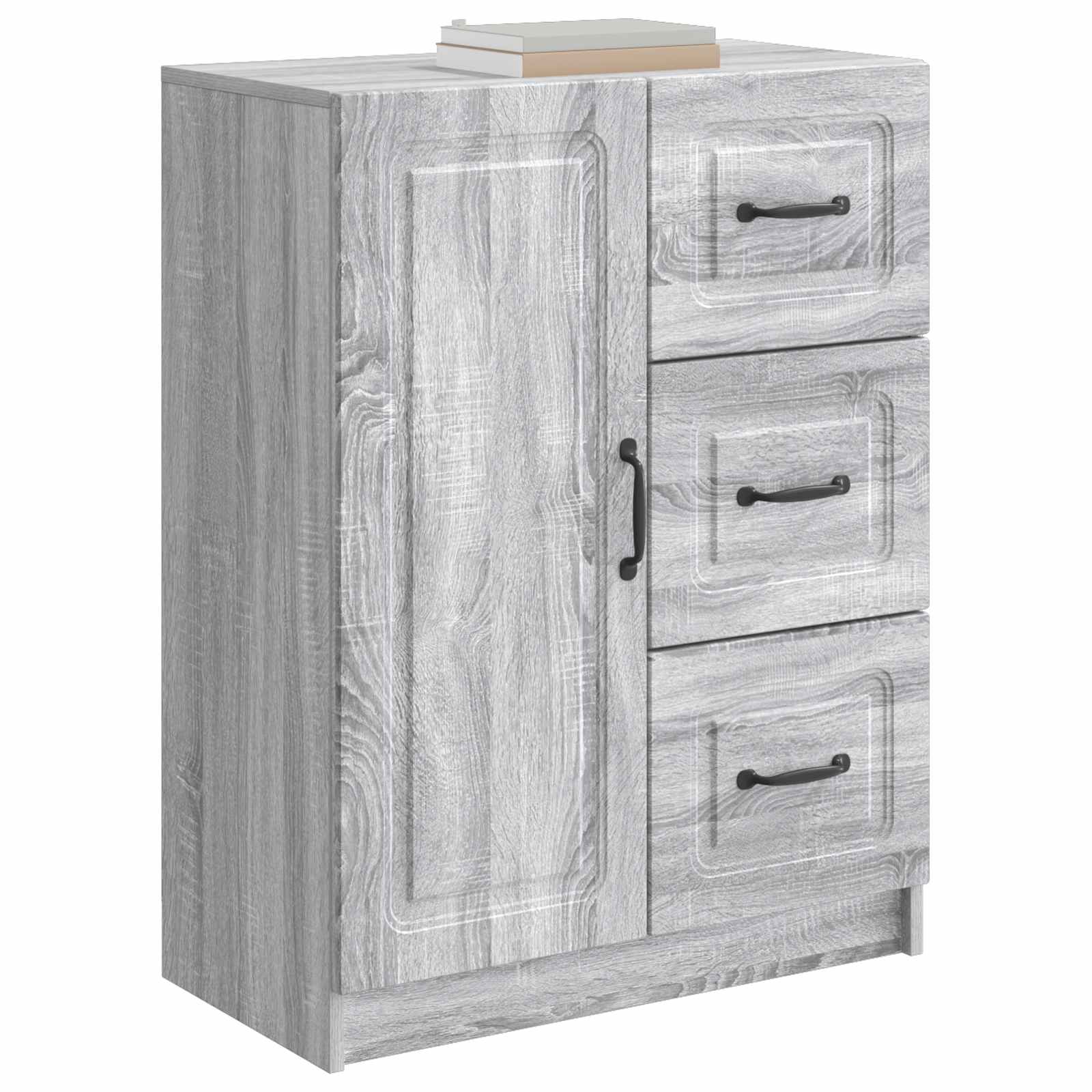 vidaXL Bufet Szary Sonoma 66 x 34,5 x 87 cm Drewno inżynieryjne