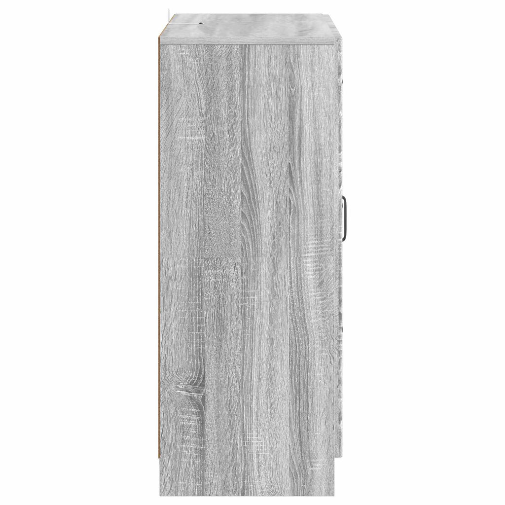 vidaXL Bufet Szary Sonoma 66 x 34,5 x 87 cm Drewno inżynieryjne