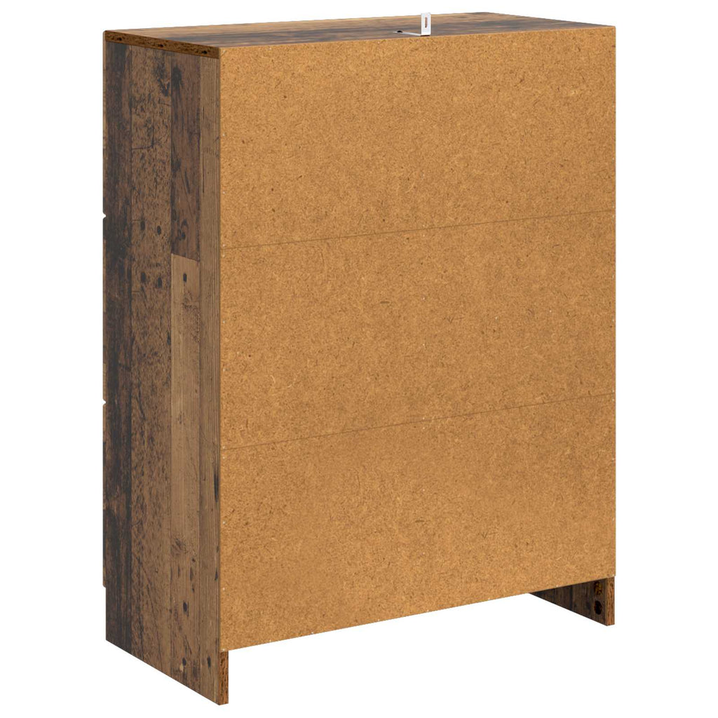 vidaXL Bufet Stare drewno 66 x 34,5 x 87 cm Drewno inżynieryjne