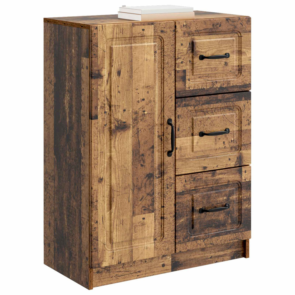 vidaXL Bufet Stare drewno 66 x 34,5 x 87 cm Drewno inżynieryjne