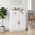 vidaXL Bufet Biały 66 x 34,5 x 87 cm Drewno inżynieryjne