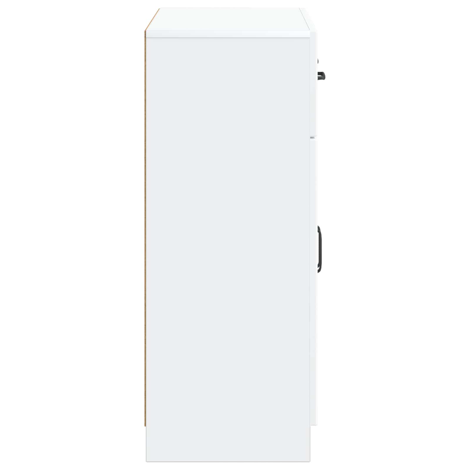 vidaXL Bufet Biały 66 x 34,5 x 87 cm Drewno inżynieryjne