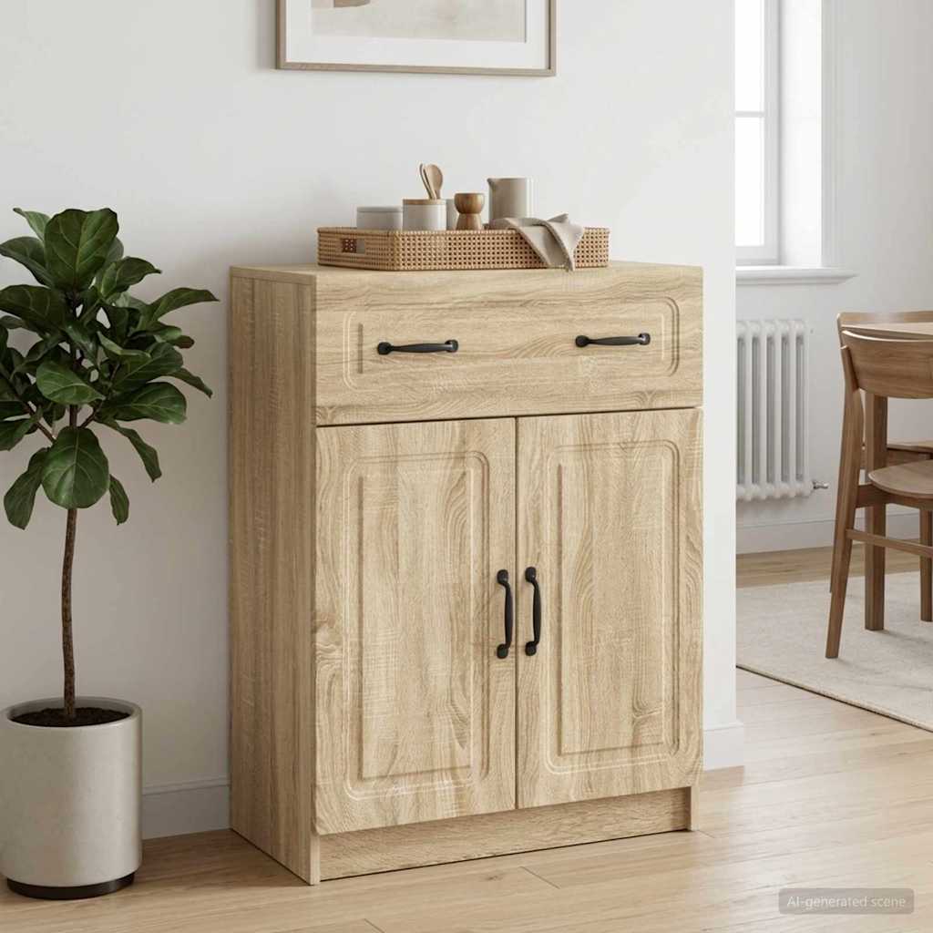 vidaXL Bufet dąb Sonoma 66 x 34,5 x 87 cm Drewno inżynieryjne