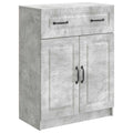vidaXL Bufet Betonowy szary 66 x 34,5 x 87 cm Drewno inżynieryjne