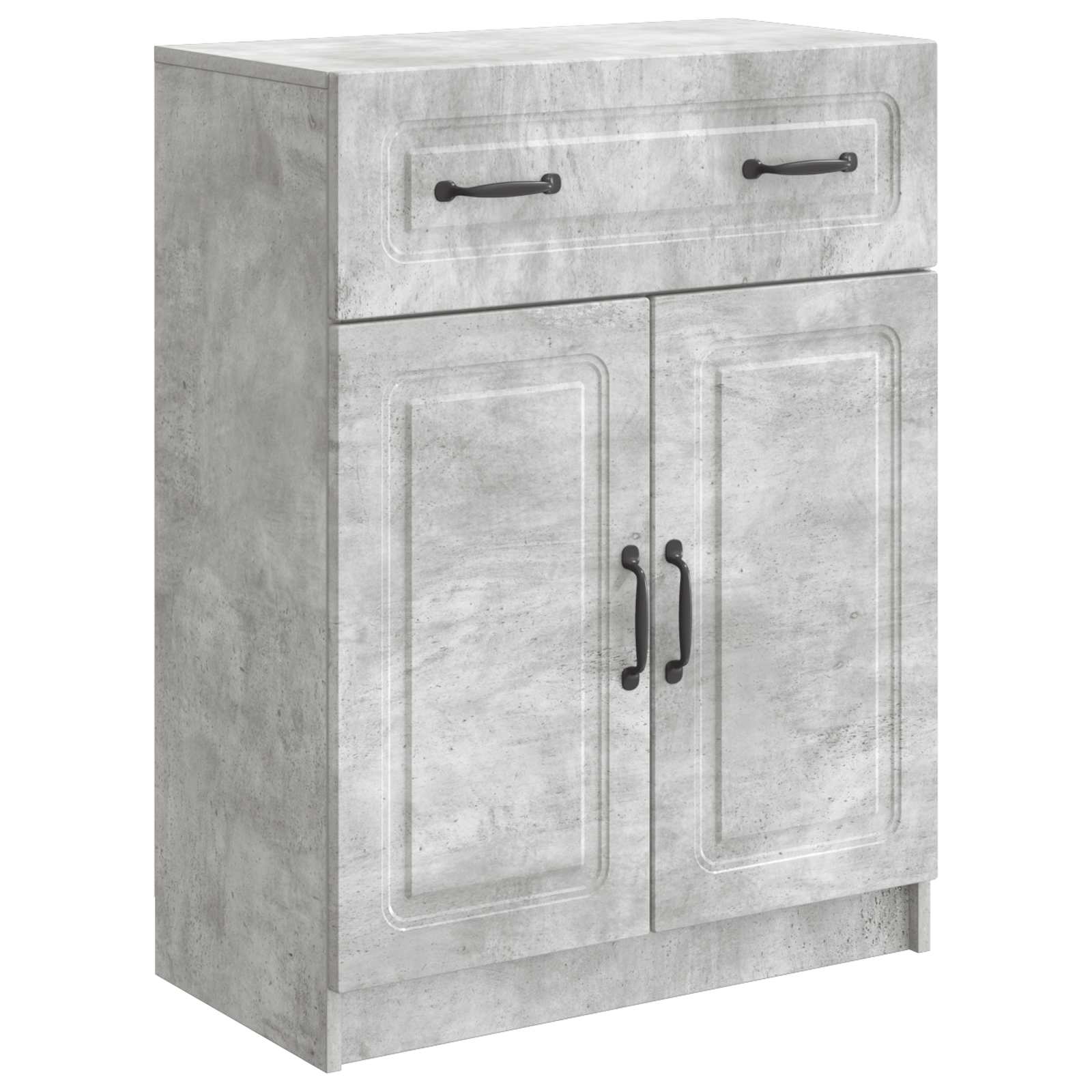 vidaXL Bufet Betonowy szary 66 x 34,5 x 87 cm Drewno inżynieryjne
