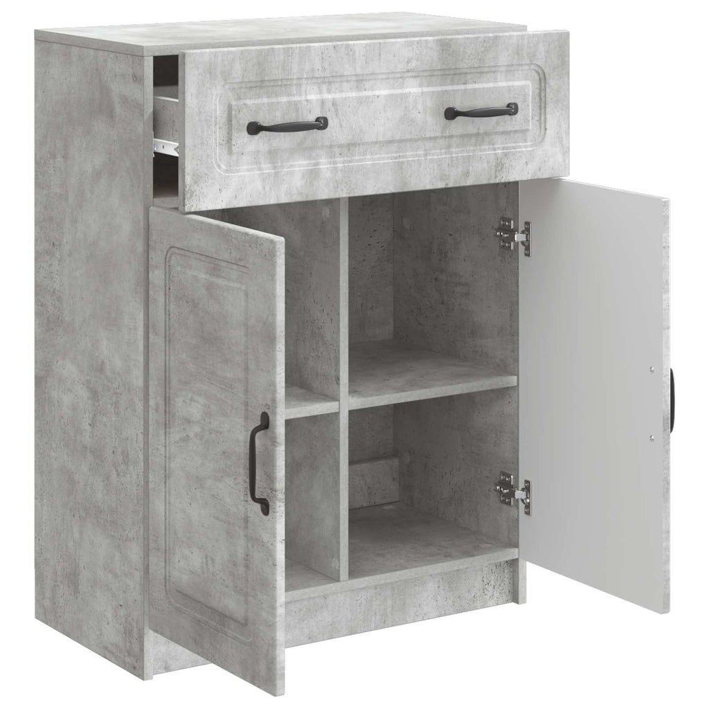 vidaXL Bufet Betonowy szary 66 x 34,5 x 87 cm Drewno inżynieryjne