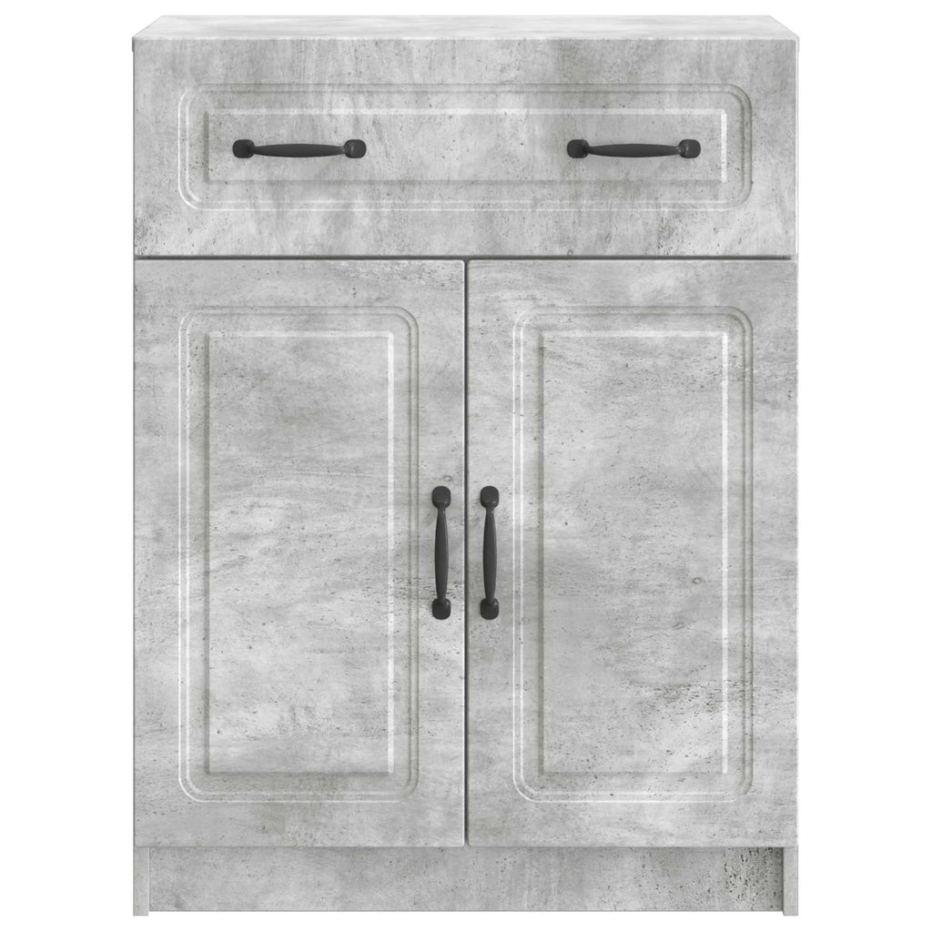 vidaXL Bufet Betonowy szary 66 x 34,5 x 87 cm Drewno inżynieryjne