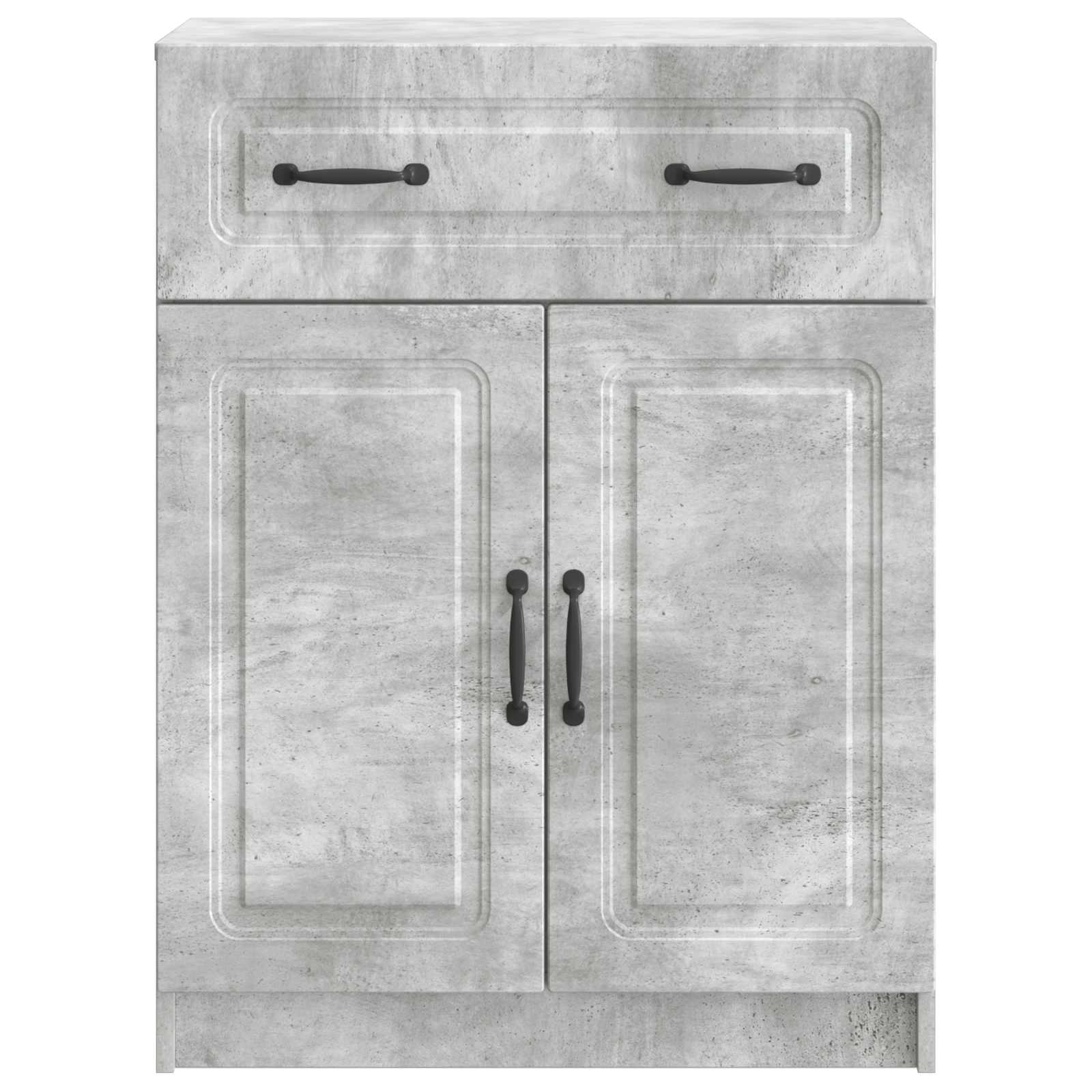 vidaXL Bufet Betonowy szary 66 x 34,5 x 87 cm Drewno inżynieryjne