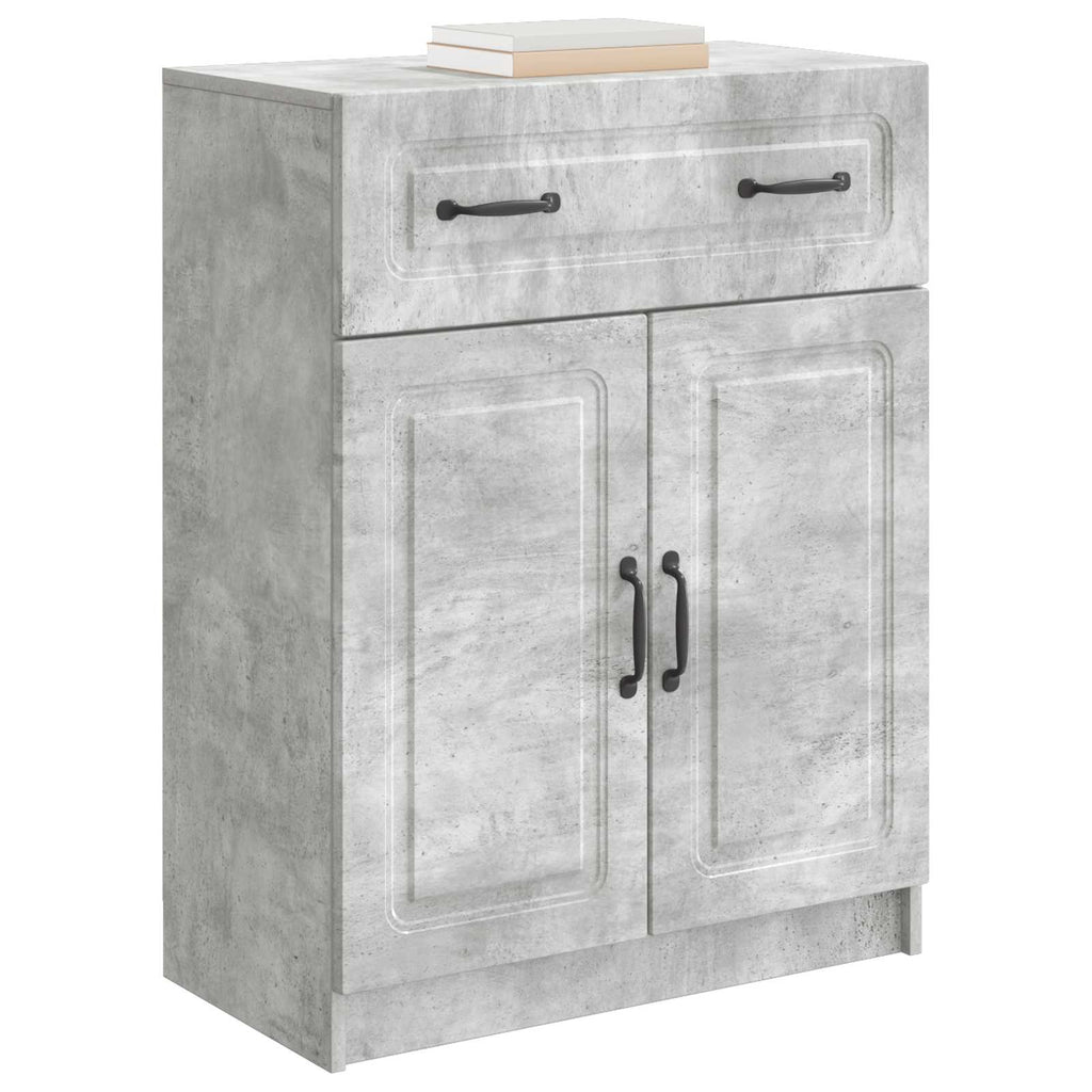 vidaXL Bufet Betonowy szary 66 x 34,5 x 87 cm Drewno inżynieryjne