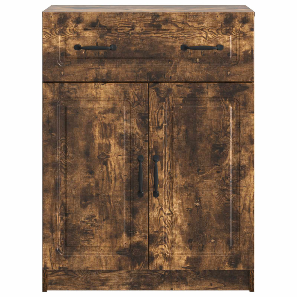 vidaXL Bufet Dąb wędzony 66 x 34,5 x 87 cm Drewno inżynieryjne