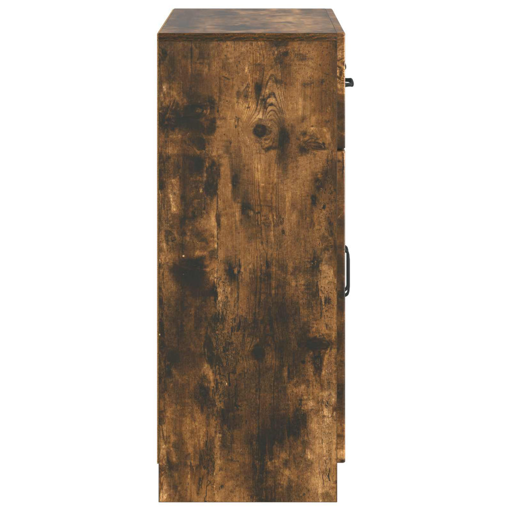 vidaXL Bufet Dąb wędzony 66 x 34,5 x 87 cm Drewno inżynieryjne