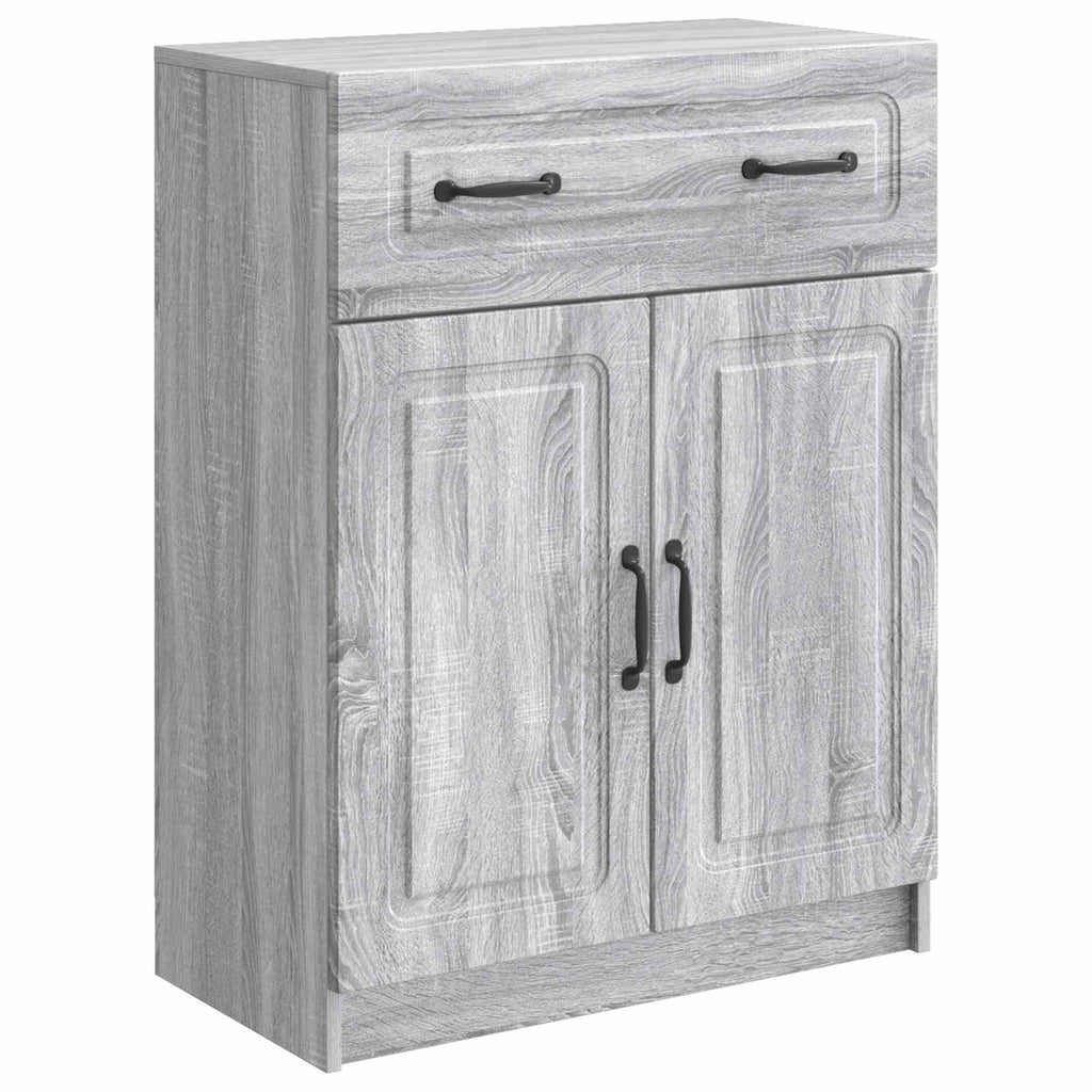 vidaXL Bufet Szary Sonoma 66 x 34,5 x 87 cm Drewno inżynieryjne